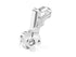 Nine Ball "HEXA" Custom Hammer for TM Hi-CAPA 5.1/4.3 (Silver)