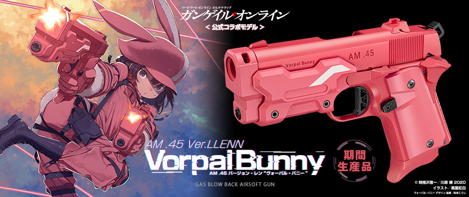 Tokyo Marui Vorpal Bunny AM.45 Ver.LLENN GBB Pistol (With Extra Magazine)