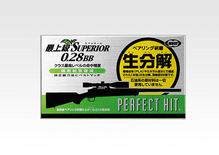 Tokyo Marui 0.28g Superior Perfect Hit 6mm Bio BB (500 rd)