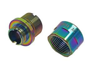 CowCow A01 Stainless Steel Silencer Adapter (11mm to 14mm, Rainbow)