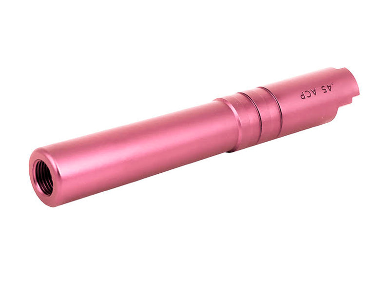 Airsoft Masterpiece Aluminum Threaded Outer Barrel for Hi-CAPA 4.3 (Pink)